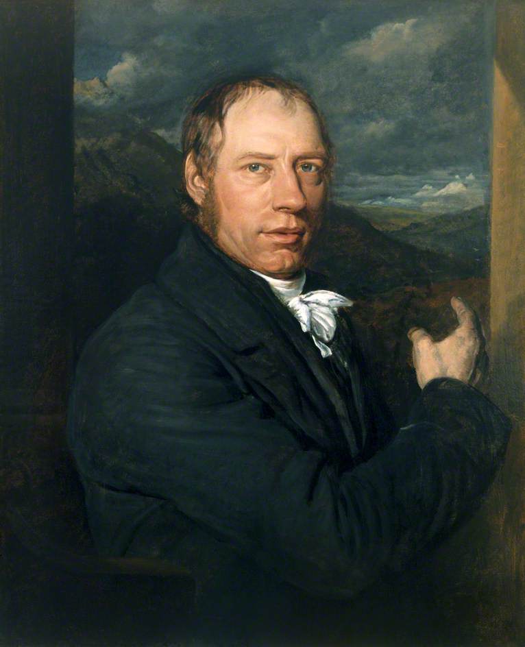 Richard Trevithick, vintage artwork by John Linnell, A3 (16x12") Poster Print