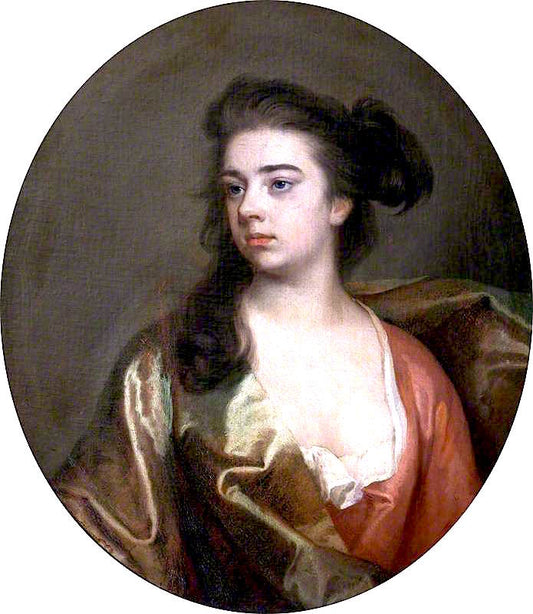 Eleanor Brownlow, Viscountess Tyrconnel, vintage artwork by Michael Dahl, 12x8" (A4) Poster