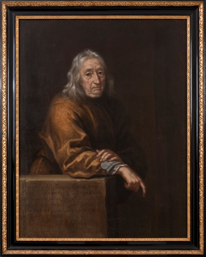 Baron Jean Baptiste d'Aubonne Tavernier, vintage artwork by David Klocker Ehrenstrahl, 12x8" (A4) Poster