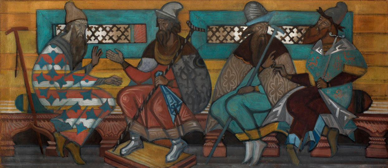 In the Princes' Chamber by Dmitri Semenovitch Stelletsky,16x12(A3) Poster