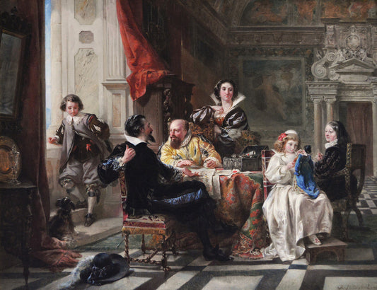 The Family Tree, vintage artwork by Robert Alexander Hillingford, 12x8" (A4) Poster