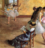 Ballet Class, The, vintage artwork by Edgar Degas, 12x8" (A4) Poster