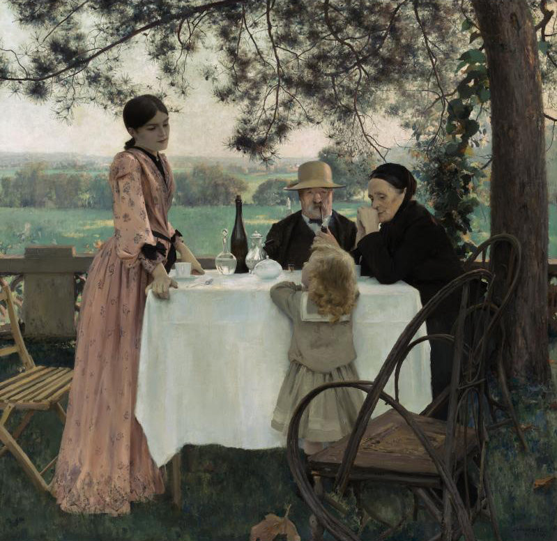 The Best Days, vintage artwork by Jules-Alexis Muenier, 12x8" (A4) Poster