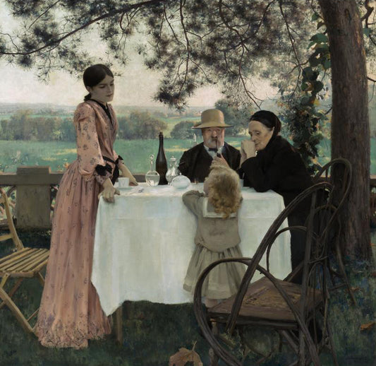 The Best Days, vintage artwork by Jules-Alexis Muenier, 12x8" (A4) Poster