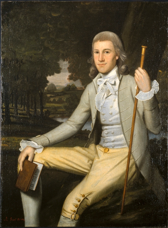 Moses Seymour Jnr, vintage artwork by Ralph Earl, 12x8" (A4) Poster
