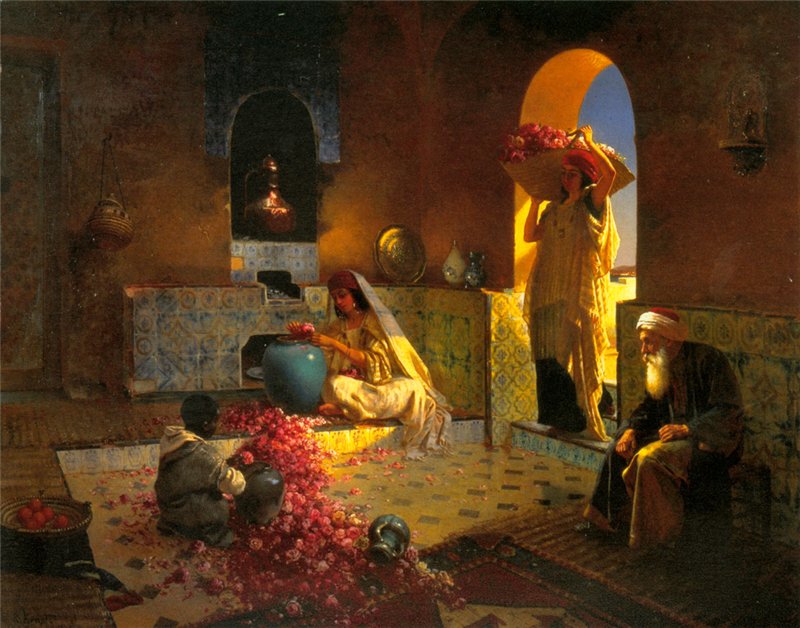 The Perfume Maker by Rudolf Ernst,A3(16x12")Poster