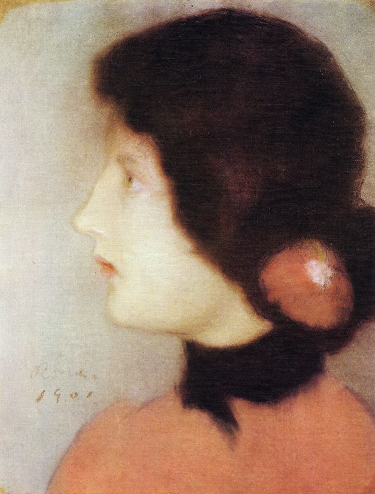 Cleo de Merode's Kin by Jozsef Rippl-Ronai,A3(16x12")Poster