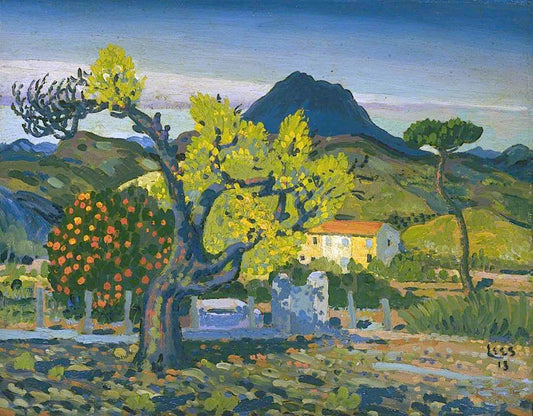 Pear Tree in Blossom by Derwent Lees,16x12(A3) Poster