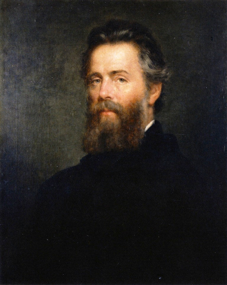 Herman Melville, vintage artwork by Joseph Oriel Eaton, 12x8" (A4) Poster