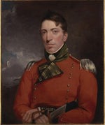 Captain Richard Gubbins, vintage artwork by John Constable, 12x8" (A4) Poster