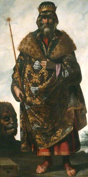 Judah IIII, vintage artwork by Francisco de Zurbarán, 12x8" (A4) Poster