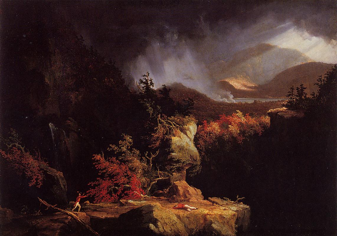 Gelyna, vintage artwork by Thomas Cole, A3 (16x12") Poster Print