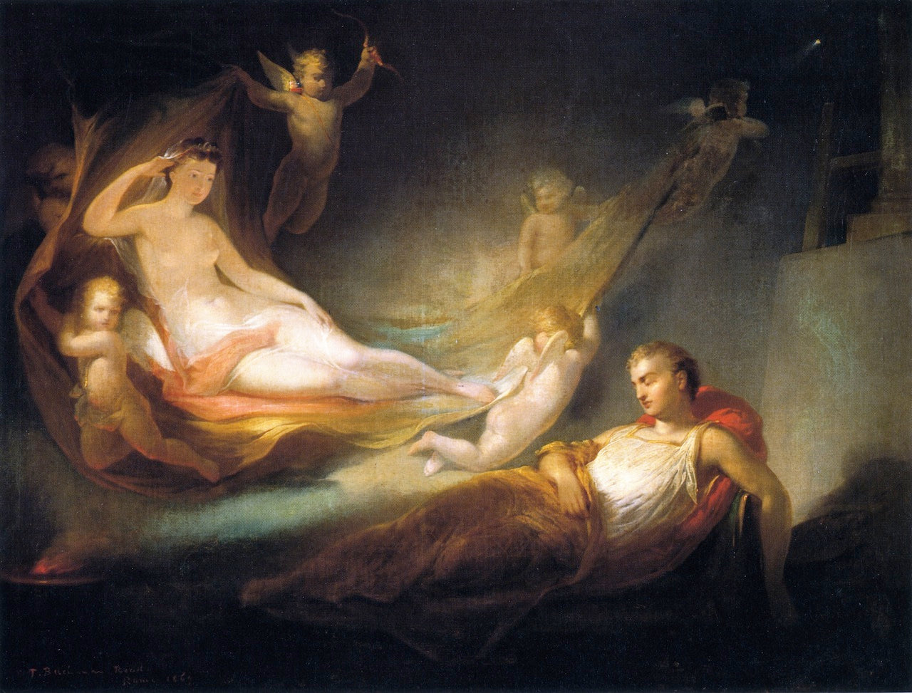 A Painter's Dream, vintage artwork by Thomas Buchanan Read, A3 (16x12") Poster Print