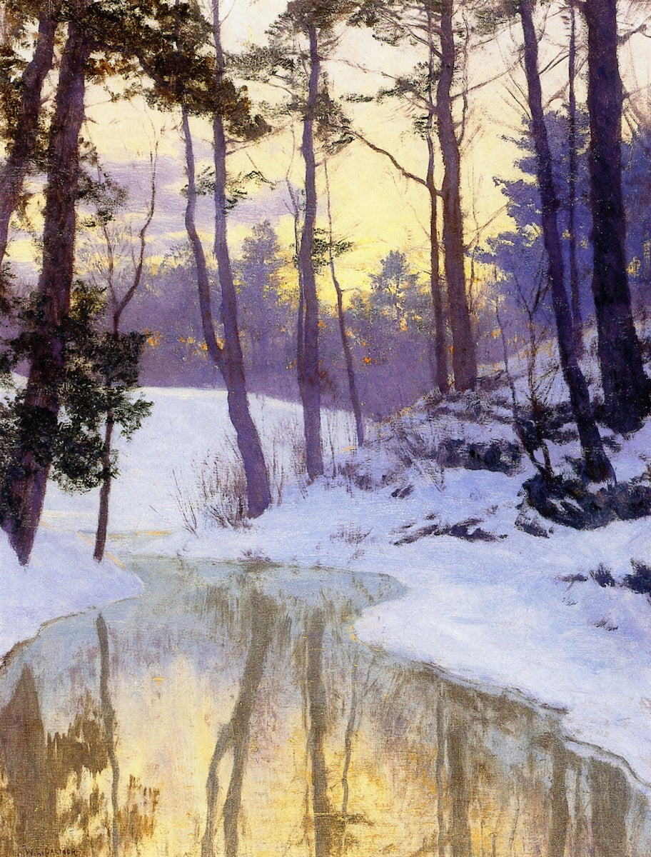 The New Moon by Walter Launt Palmer,A3(16x12")Poster