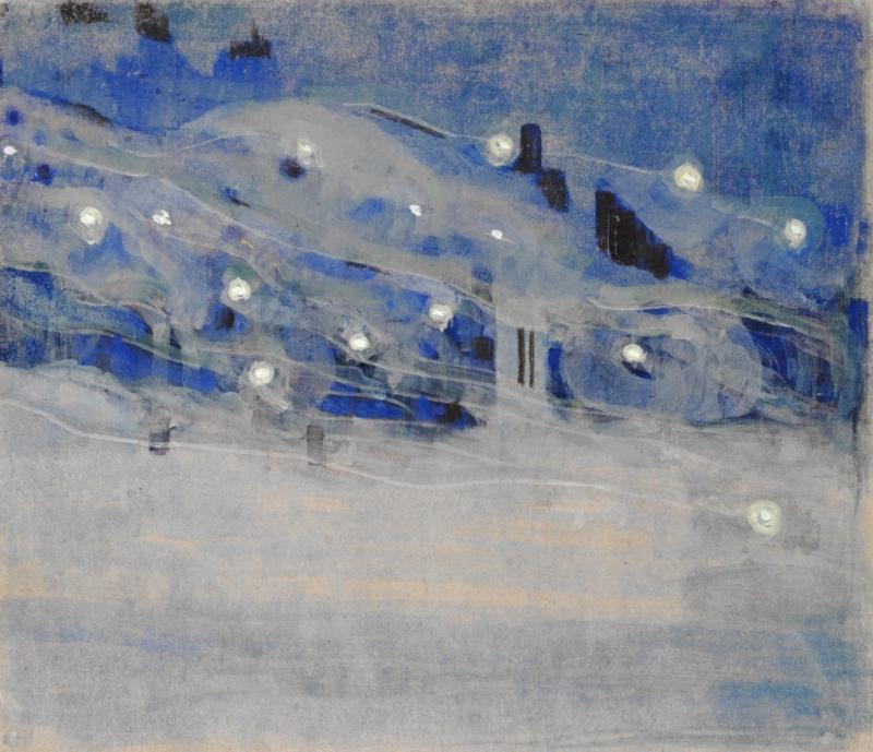 Sparks III by Mikalojus Ciurlionis,16x12(A3) Poster