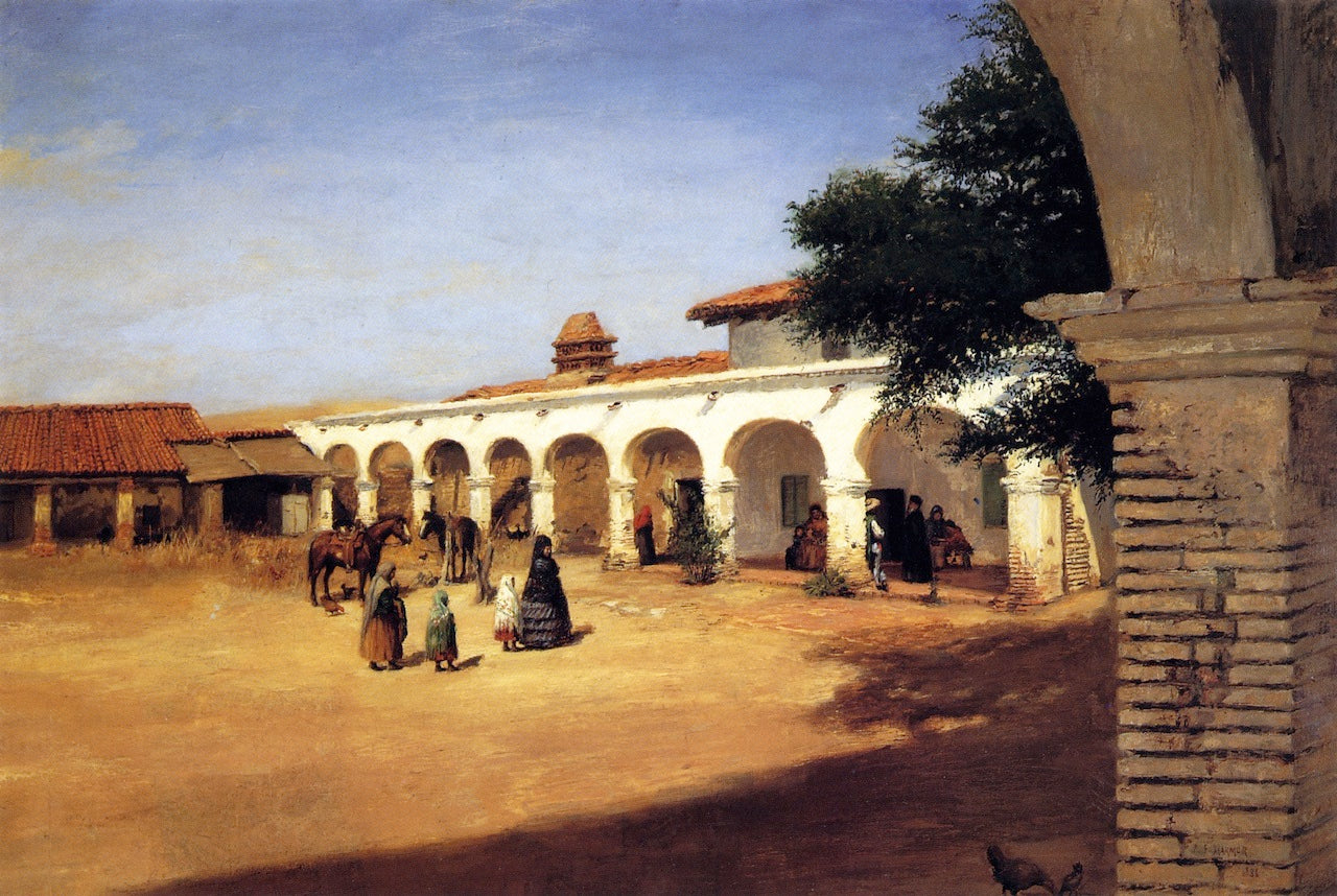 Mission San Juan Capistrano by Alexander Harmer,A3(16x12")Poster