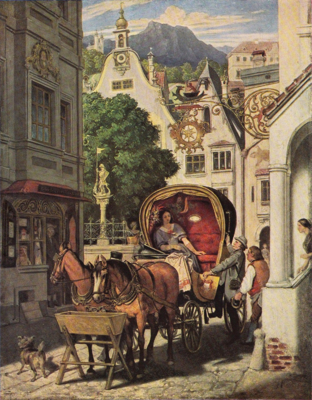 The Honeymoon, vintage artwork by Moritz von Schwind, A3 (16x12") Poster Print