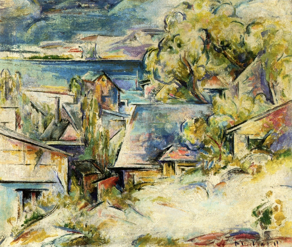 Harbor Scene by Preston Dickinson,16x12(A3) Poster