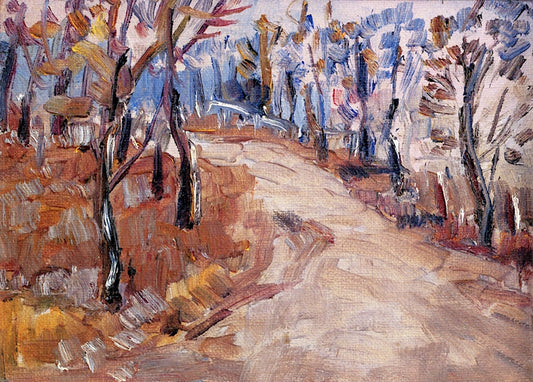 The Violet Road, Old Belvedere, vintage artwork by Selden Gile, 12x8" (A4) Poster