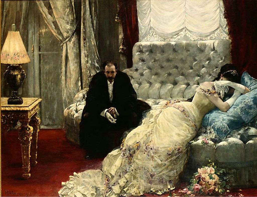 Return from the Ball by Henri Gervex,A3(16x12")Poster