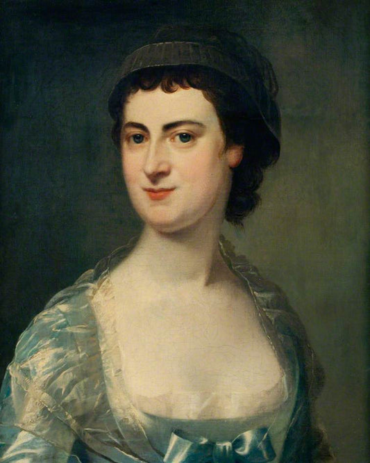 Mrs Mary Knowles, vintage artwork by William Hoare, 12x8" (A4) Poster