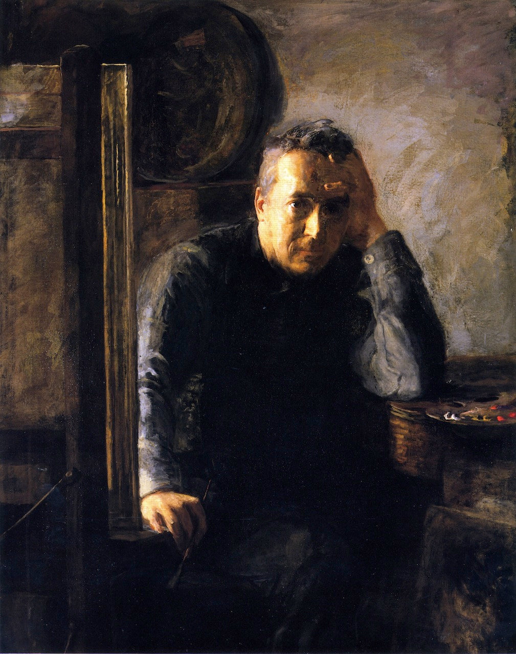 Thomas Eakins, vintage artwork by Susan Macdowell Eakins, 12x8" (A4) Poster