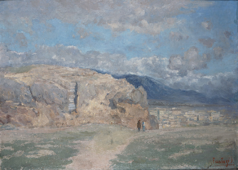 Supreme Court, vintage artwork by Periklis Pantazis, 12x8" (A4) Poster