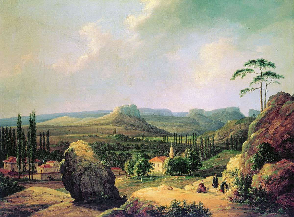 Valley in Southern Crimea, vintage artwork by Nikanor Chernetsov, A3 (16x12") Poster Print