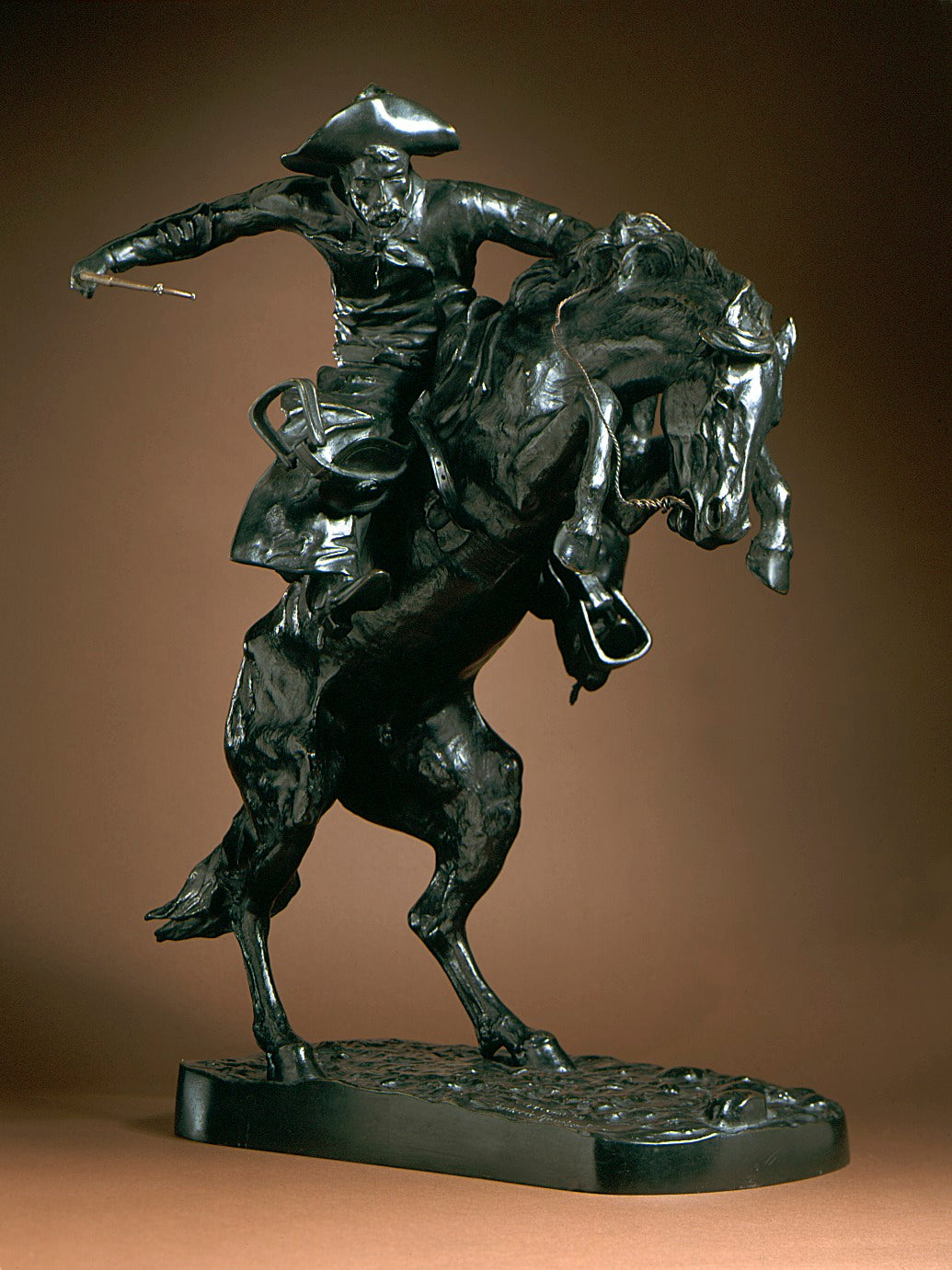The Bronco Buster, vintage artwork by Frederic Remington, 12x8" (A4) Poster