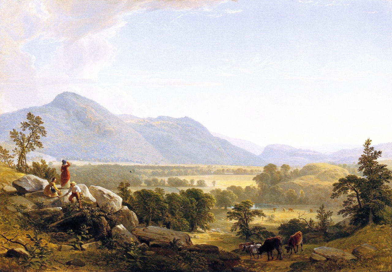 Dover Plain, Dutchess County, New York, vintage artwork by Asher Brown Durand, A3 (16x12") Poster Print