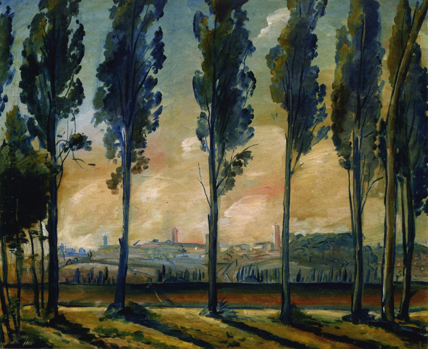 Cypresses, Italy by Alexei Kravchenko,16x12(A3) Poster