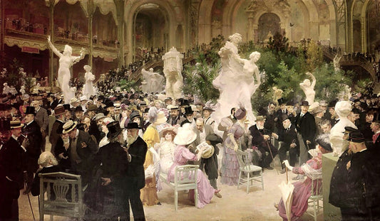 Friday at the French Artists' Salon by Jules-Alexandre Grun,A3(16x12")Poster