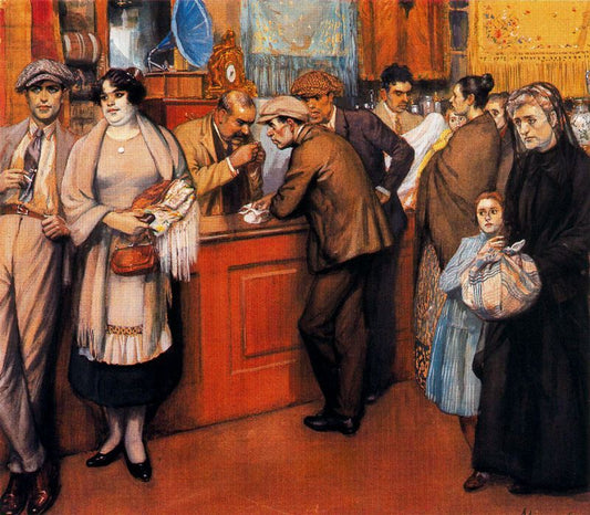The Pawnshop by Adolfo Lozano Sidro,16x12(A3) Poster
