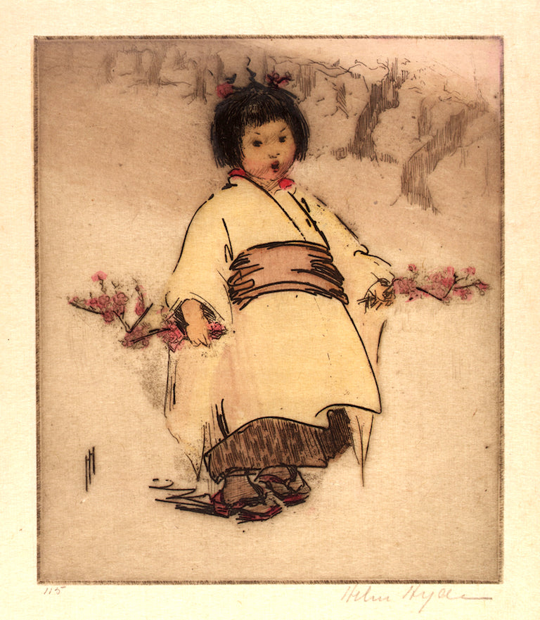 Blossom Child by Helen Hyde,A3(16x12")Poster
