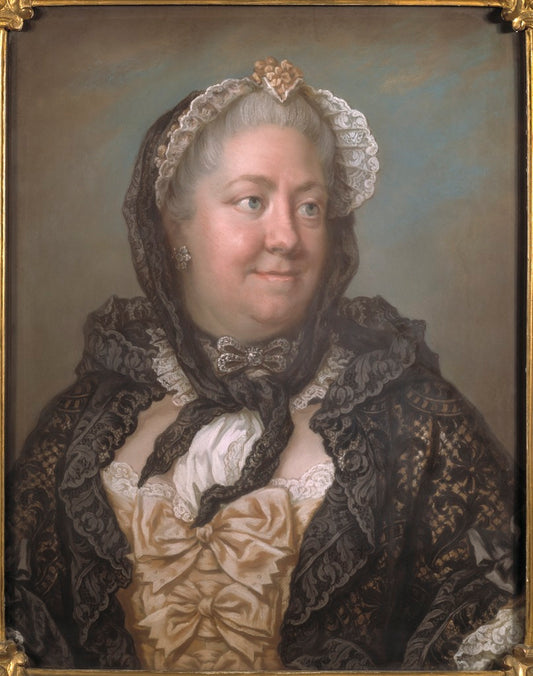 Countess Lovisa Ulrika Tessin, nee Sparre, vintage artwork by Gustaf Lundberg, 12x8" (A4) Poster