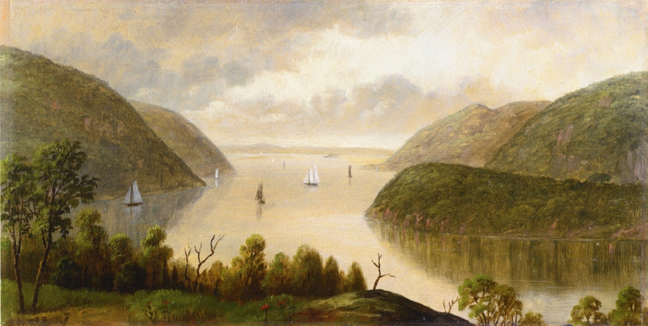 Summer Storm Approaching, vintage artwork by Thomas Benjamin Pope, 12x8" (A4) Poster