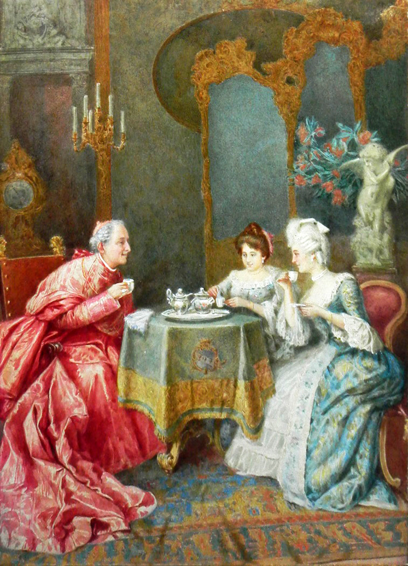 After Dinner, vintage artwork by Renato Moretti, 12x8" (A4) Poster