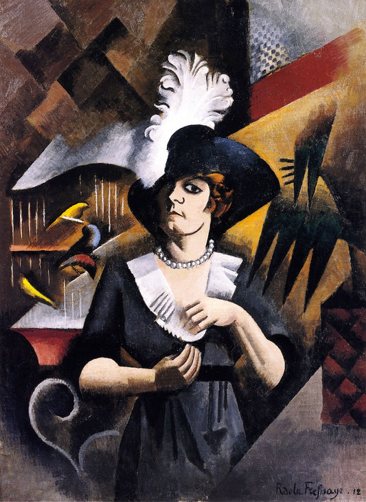 Alice in a Large Hat by Roger de la Fresnaye,16x12(A3) Poster