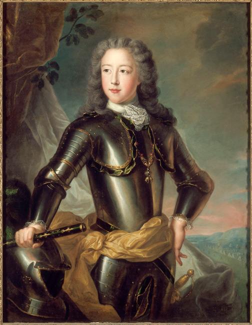 Portrait of Leopold Clement, Hereditary Prince of Lorraine, vintage artwork by Pierre Gobert, 12x8" (A4) Poster