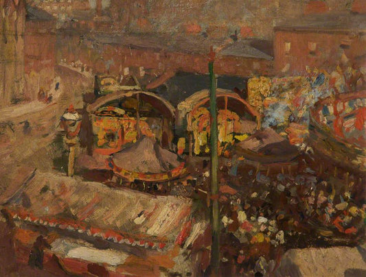 Middleton Wakes, Rochdale, Lancashire, vintage artwork by Frederick William Jackson, 12x8" (A4) Poster