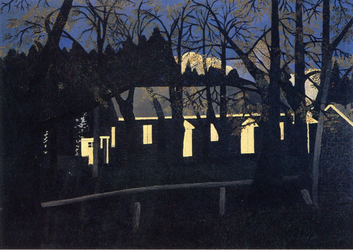 Birmingham Meeting House IV by Horace Pippin,16x12(A3) Poster