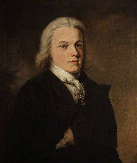 Abraham Crocker, vintage artwork by Samuel Woodforde, 12x8" (A4) Poster