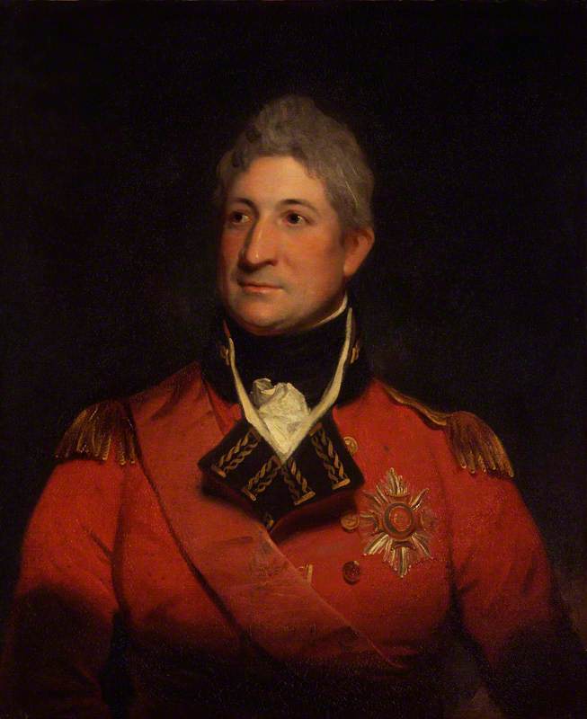 Sir Thomas Picton, vintage artwork by Sir Martin Archer Shee, 12x8" (A4) Poster