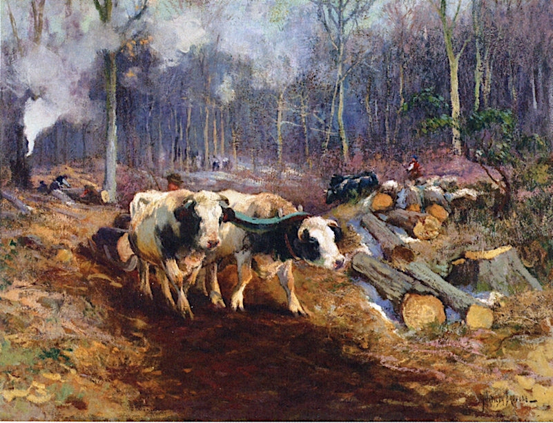 Logging by Matilda Browne,A3(16x12")Poster