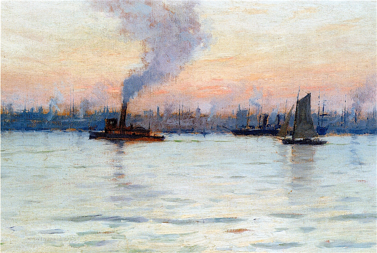Evening on the Hudson by Charles Warren Eaton,A3(16x12")Poster