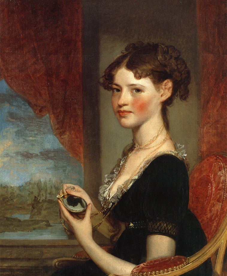 Ann Penington, vintage artwork by Gilbert Stuart, 12x8" (A4) Poster