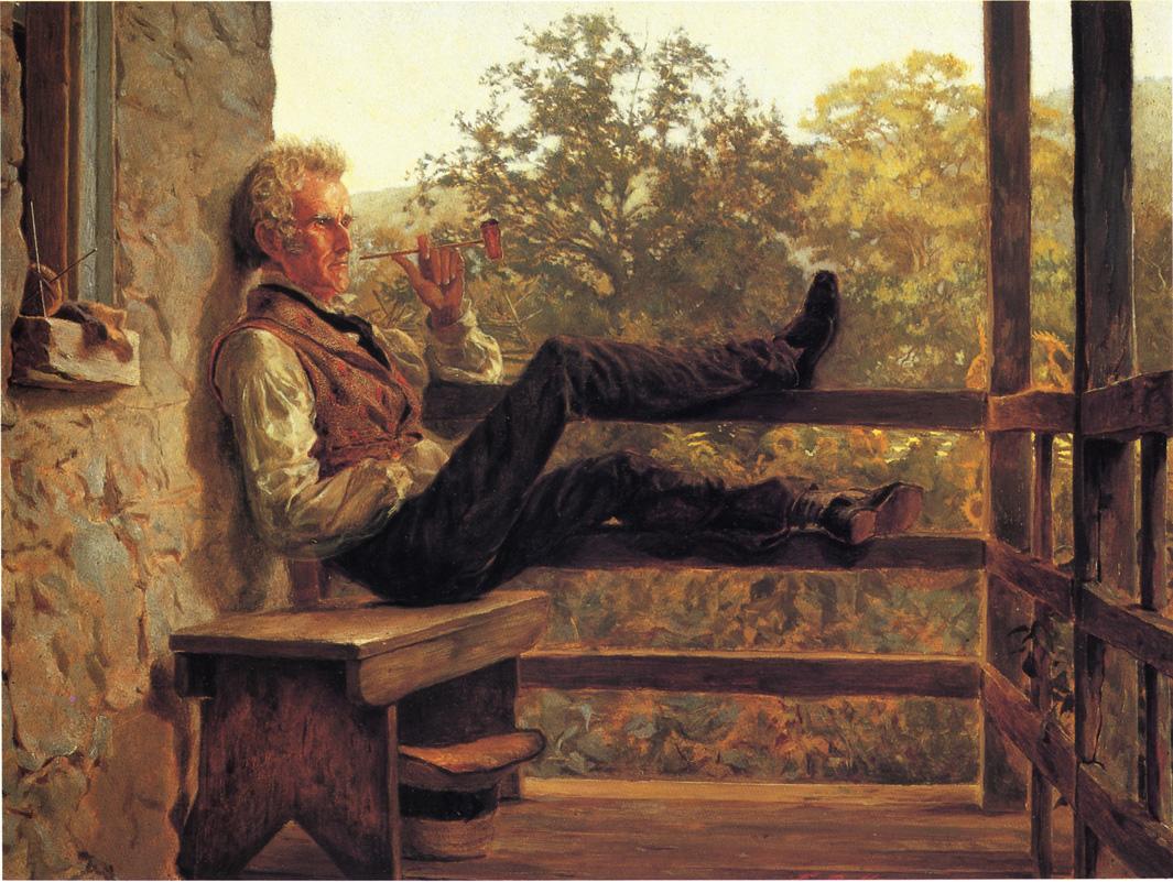 Independence, vintage artwork by Frank Blackwell Mayer, 12x8" (A4) Poster