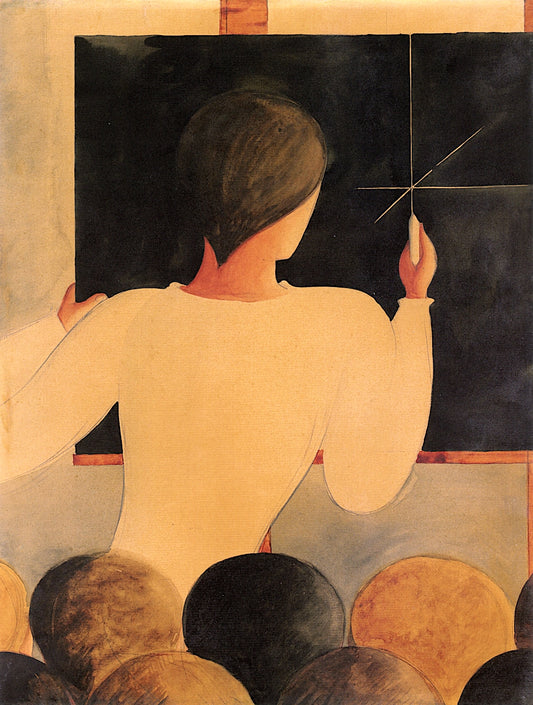 School by Oskar Schlemmer,16x12(A3) Poster