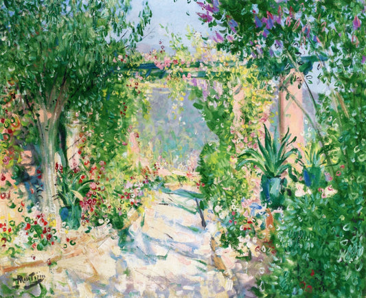 The Arbor, vintage artwork by Pierre-Eugène Montezin, 12x8" (A4) Poster