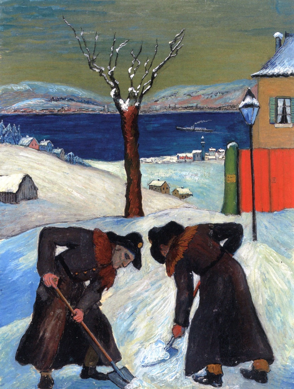 Schnee uber Nacht by Marianne von Werefkin,A3(16x12")Poster